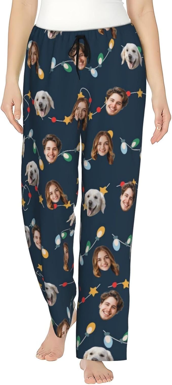 Personalized Pajama Pants For Men Women Custom Pajama Pants by Unknown
