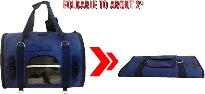 6-in-1 Sturdy Pet Carrier Backpack, Front Pack, Shoulder Bag, Pet Hand Bag - Image 9