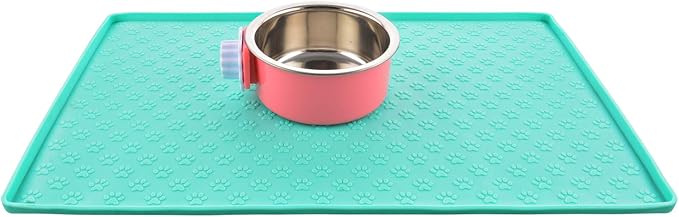 Silicone Cat & Dog Bowl Mat, Non-Slip Pet Feeding Mat - Image 3