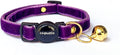 Safety Quick Release Cat Collars, Double Velvet by Cognatio