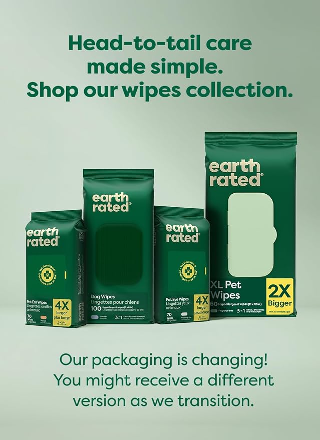 Earth Rated Dog Wipes, Hypoallergenic, Cleaning and Hydrating, - Image 10