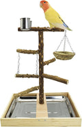 Tfwadmx Bird Perch Natural Wood Stand Toy Parrot Play Stand Platform and by Tfwadmx