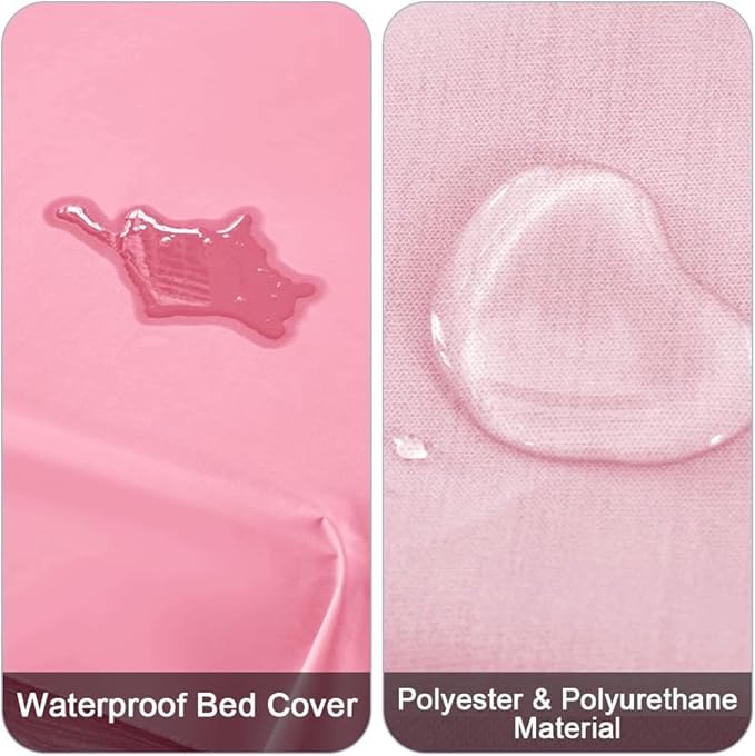 DUJUIKE Waterproof Bed Cover for Dog and Cats, Pet Hair Resistant Bed Sheet - Image 2
