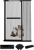 Lumizone Extra Tall Cat Gate 61.02" High Pressure Mounted Extra Wide by Lumizone