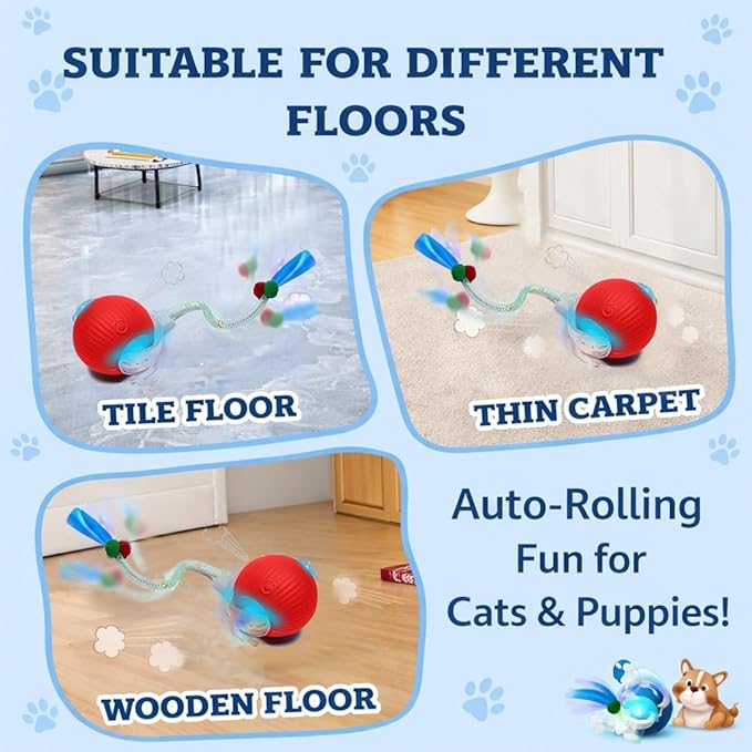 GlowPounce Interactive Rolling Ball Toy - Image 4
