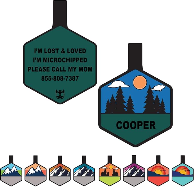 Silent Dog Tag Personalized by PetANTastic