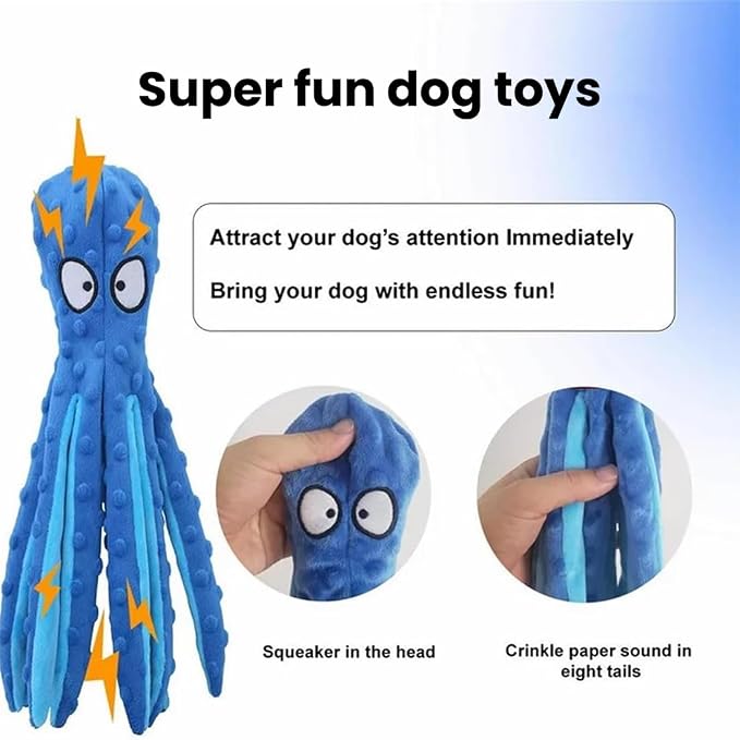 2025 New Upgrade Interactive Chew Pet Toy No Stuffing Bite-Resistant Squeaky - Image 2