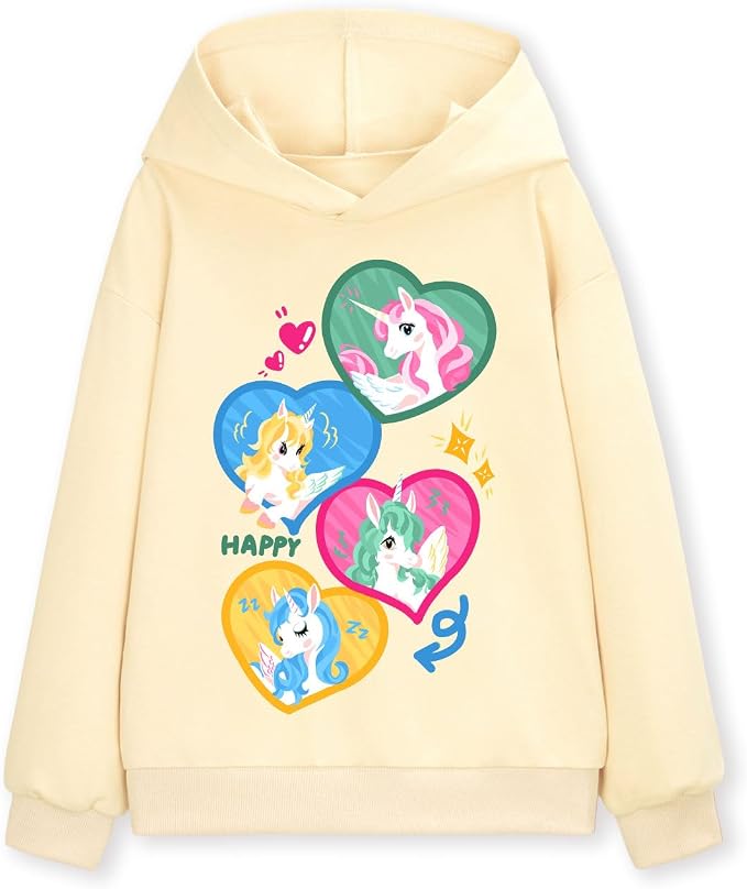 WELAKEN Sweatshirts for Girls Toddler & Kids II Little Girl's Pullover Tops by WELAKEN