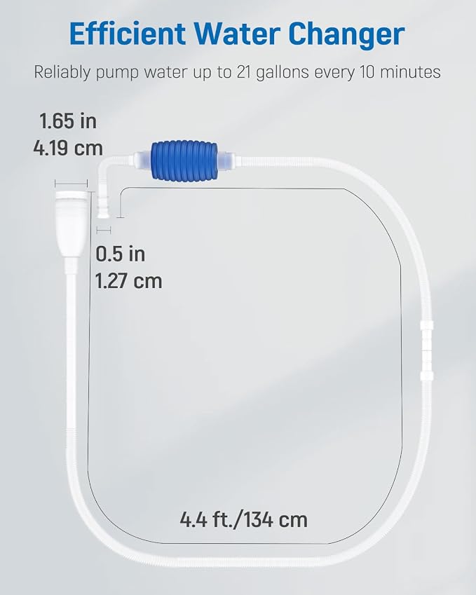 Pawfly Aquarium Water Changer Aquarium Siphon Vacuum Cleaner - Image 3