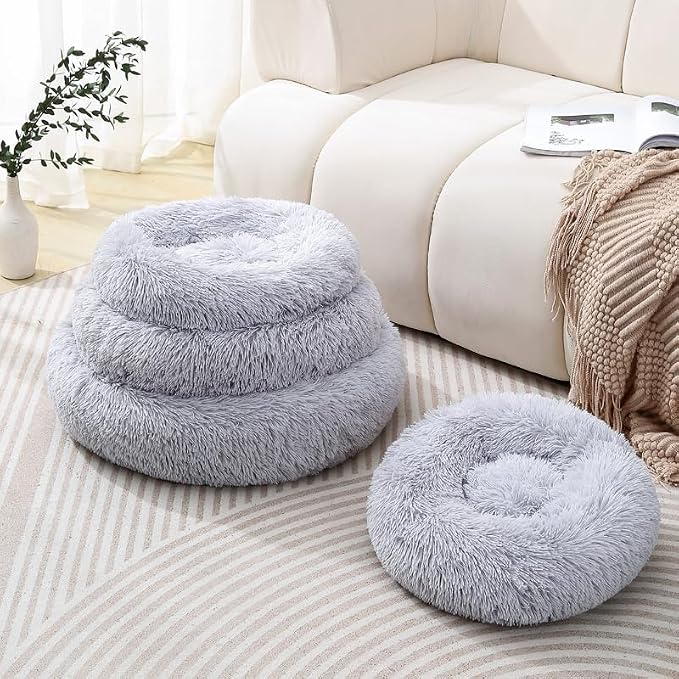 Cat Bed Dog Bed Donut Comfort Pet Beds Small Puppy Pillow Dogs Cuter Rabbit - Image 2