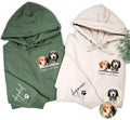 Personalized Embroidered Dog Hoodie, Personalised One-Line Dog Shirt, Unisex by MY4LOVE