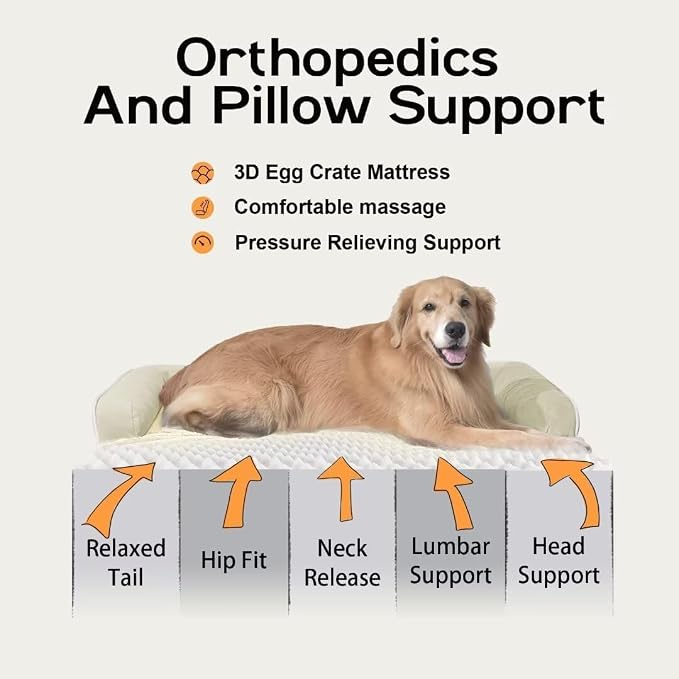 Small Dog Bed and Cat Sofa Waterproof Orthopedic Dog Beds - Image 3