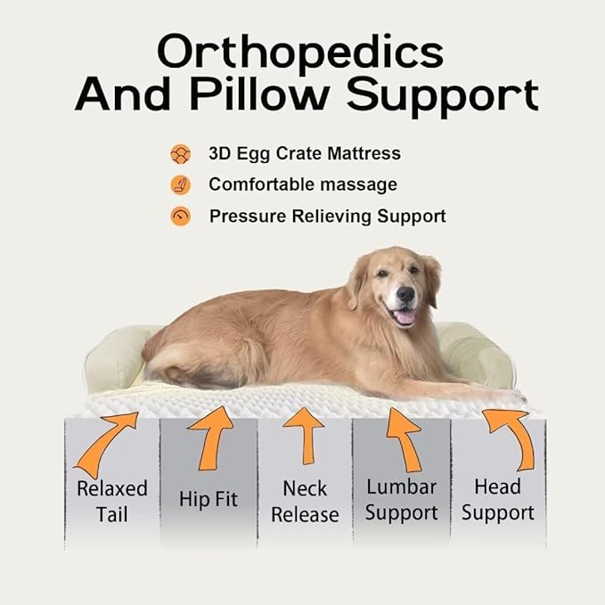 Small Dog Bed Waterproof Orthopedic Dog Beds - Image 3