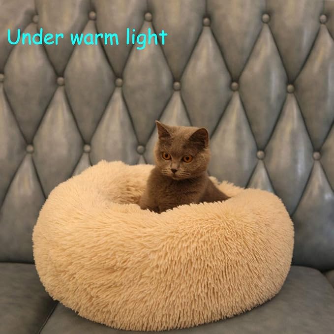 BODISEINT Modern Soft Plush Round Pet Bed - Image 5