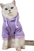 QWINEE Basic Dog Hoodie Sweatshirt Puppy Sweater Warm Cat Costumes Pet Clothes by QWINEE