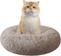 Cat Beds for Indoor Cats, 15.7 Inch Small Cats Beds, Washable-Round Pet Bed for by Nisrada