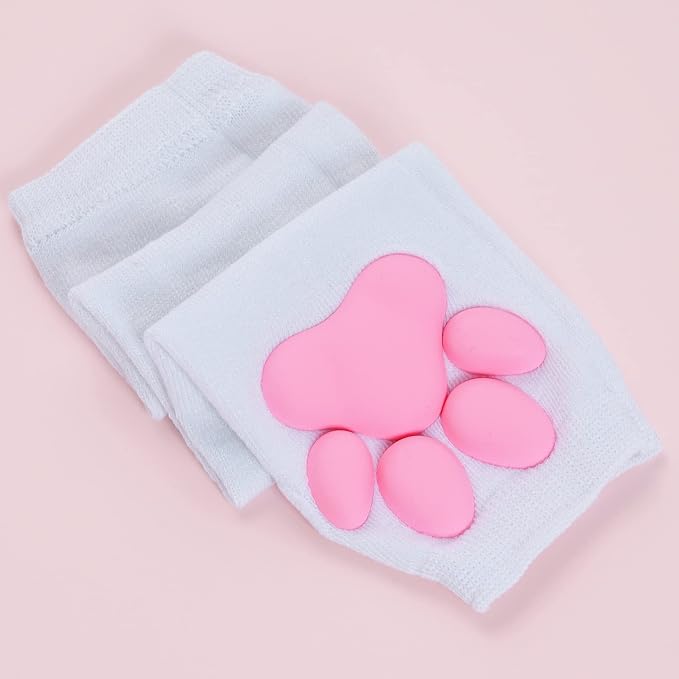 Nydotd Cat Paw Pad Mittens Gloves Kawaii Pink 3D Claw Fingerless Cute Cat - Image 6