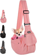 Lukovee Dog Sling Carrier, Hard Bottom Support & Adjustable Soft Padded by Lukovee