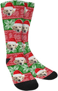 Custom Face Socks, Personalized Dog Lover Pet Photo Picture on Socks Unisex by Enjoy-yjl