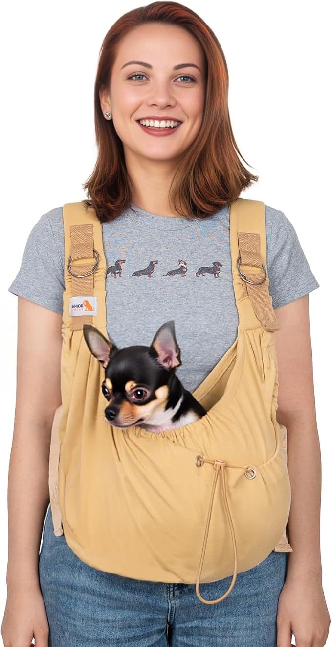 Dog Sling Carriers for Small Dogs, Carrier Sling for Cats and Puppy, Carrying - Image 7
