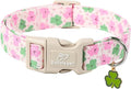 St Patricks Day Dog Collar for Small Dogs by Babolepet