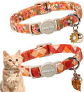 ARING PET 2 Pack Cat Collars, Breakaway Cotton Fall Halloween Kitten Collar by ARINGPET