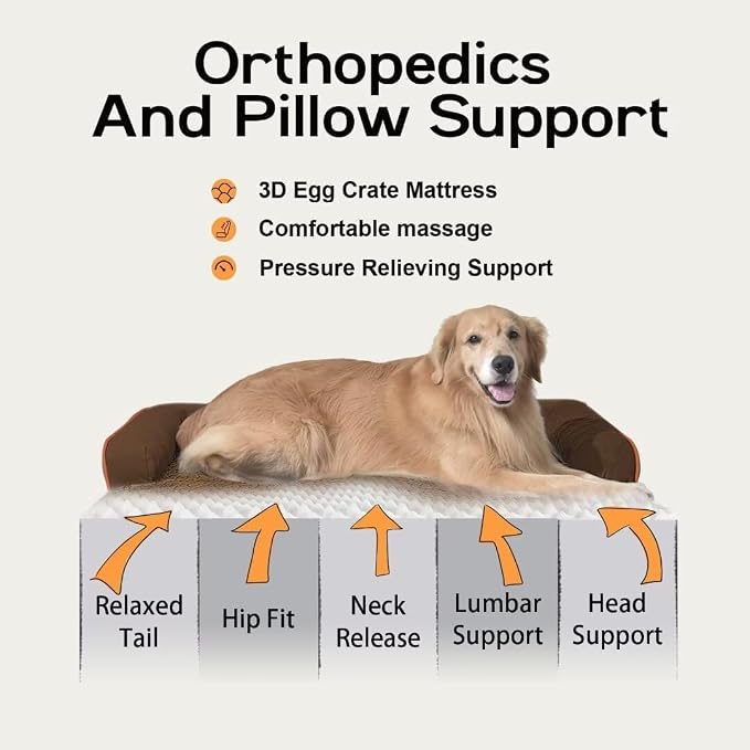 Small Dog Bed Waterproof Orthopedic Dog Beds - Image 3