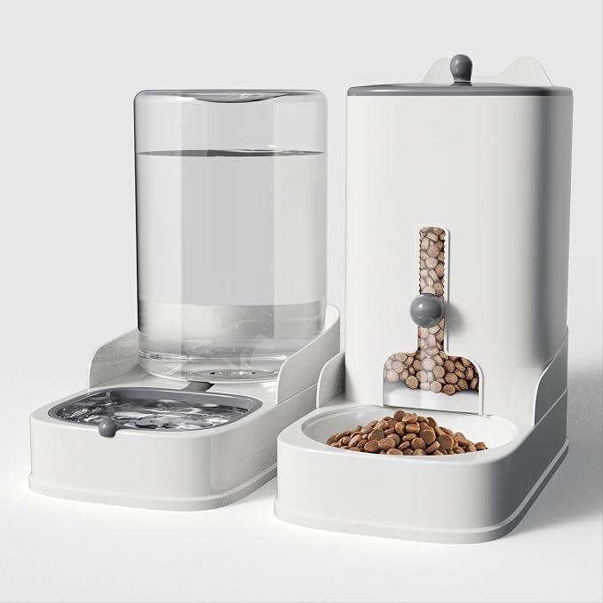 Gravity cat Feeder by Petmagic is a 3.6L Large-Capacity cat Food and Water Bowl - Image 7