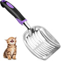 Cat Litter Scoop, Metal Cat Scooper, Rubber Handle Scoop, Sifting Shovel – by Showvigorismorethanjustabranditsalifestyle