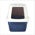 Large sifting Hooded Enclosed cat Litter Box, semi-Closed pet Litter Container by Unknown