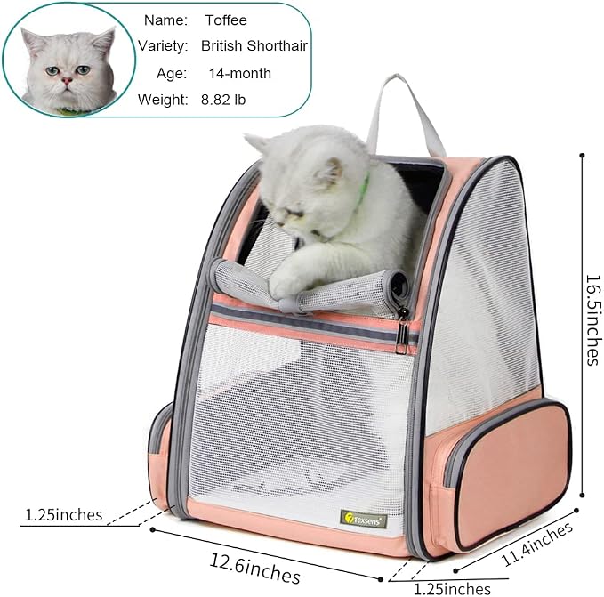 Texsens Innovative Traveler Bubble Backpack Pet Carriers - Image 2