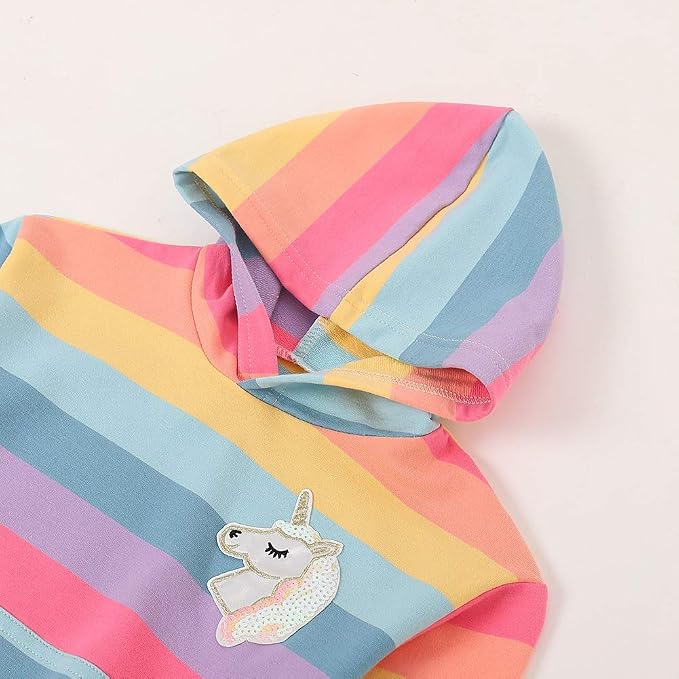 WELAKEN Sweatshirts for Girls Toddler & Kids II Little Girl's Pullover Tops - Image 3