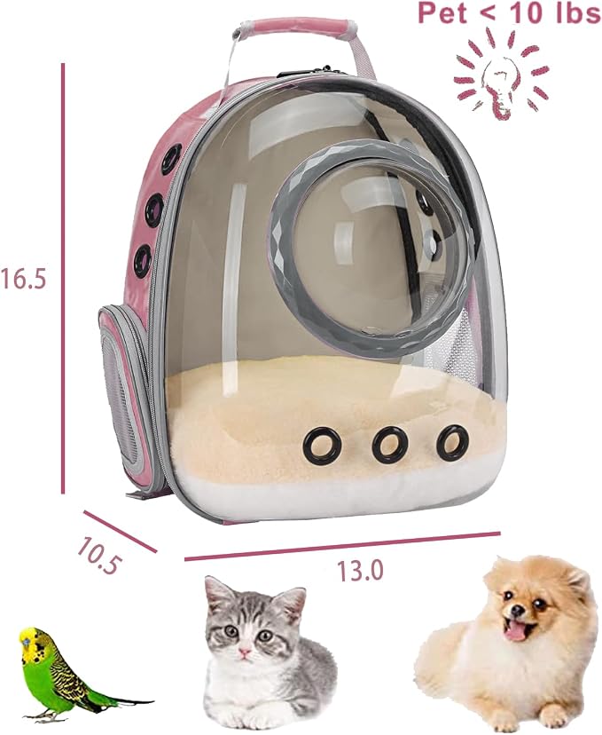 Pet Carrier Backpack for Kitten, Small Puppy and Bunny, Backpack for Kitten - Image 2