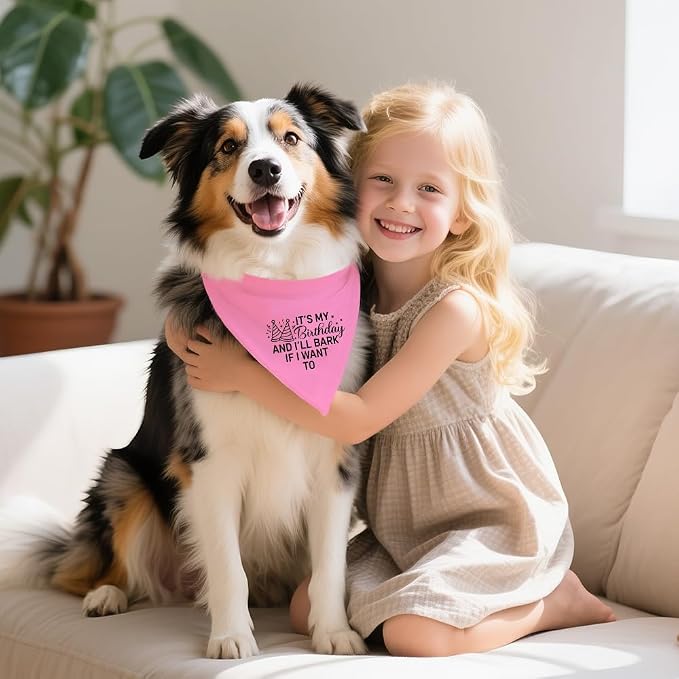 It's My Birthday and I'll Bark if I Want to Funny Dog Bandana, Happy Birthday - Image 4