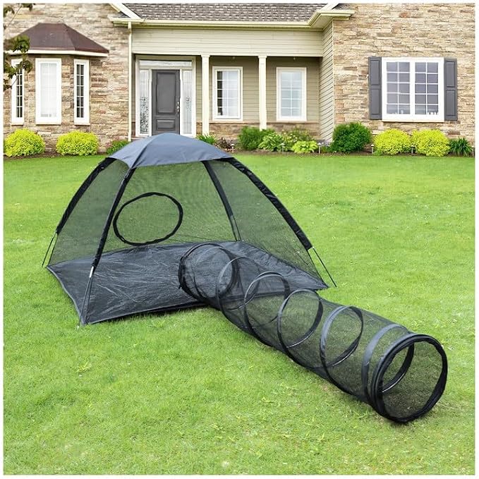 Rest-Eazzzy Cat Tent Outdoor, Pet Enclosure Tent Suitable by Rest-Eazzzy