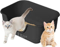 Low Entry Small Litter Box for Kittens, Kitty Plastic Litter Boxes, Open Top by Unknown