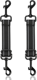 YUEPET Dog Safety Collar Clips 2 Pack Adjustable Prong Collar Backup Clips by YUEPET