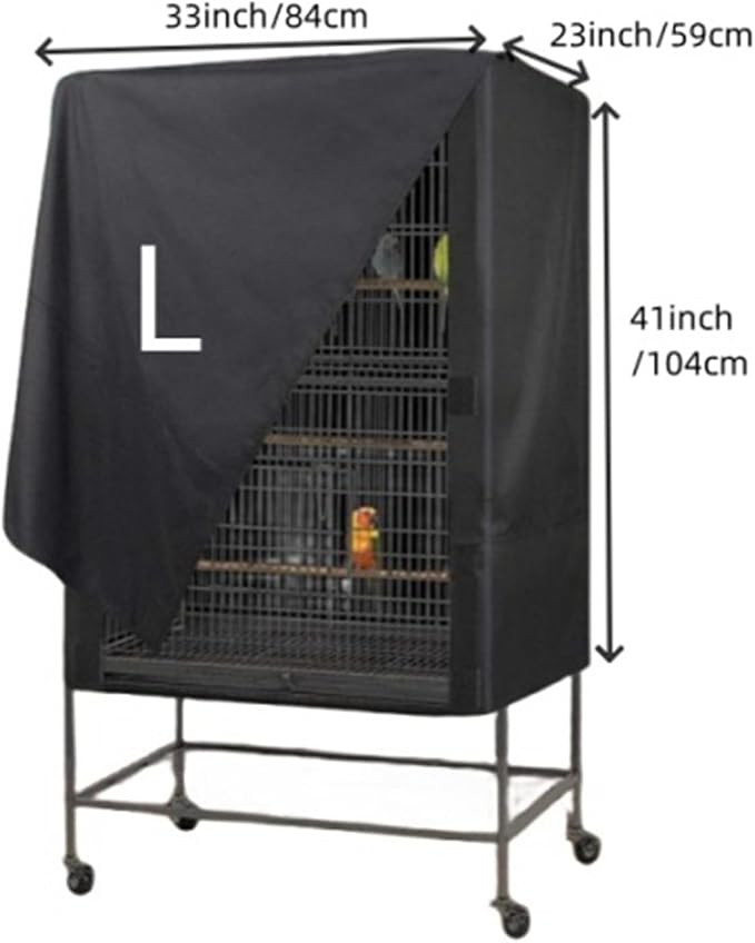 Bird Cage Cover Black Out, Protects Pets Privacy, Comfortable, Breathable - Image 7