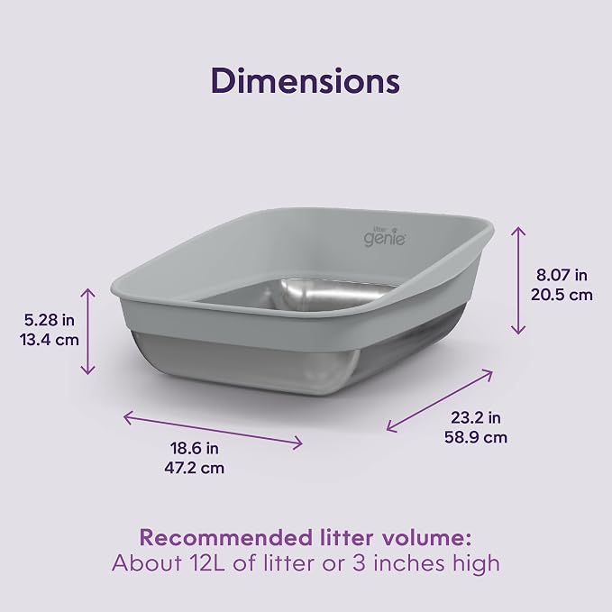 Litter Genie Platinum Stainless Steel Litter Box | Durable, Modern Design - Image 6