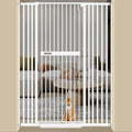 WAOWAO 71" Extra Tall Cat Pet Gate 29.92-45.66" Wide Pressure Mounted Walk by WAOWAOBABYSAFETYPRODUCTS