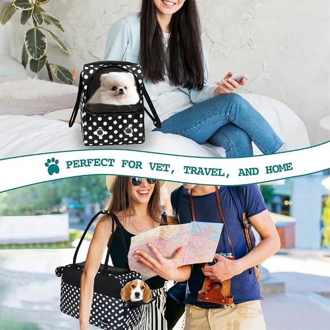 PetAmi Dog Purse Carrier for Small Dogs, Airline Approved Soft Sided Pet Carrier - Image 7