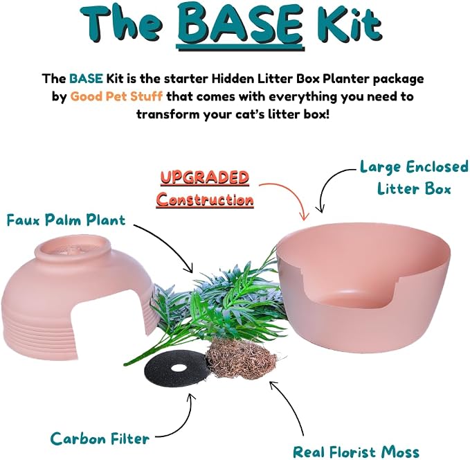 Good Pet Stuff Hidden Litter Box Planter, Decorative Cat Litter Enclosure - Image 5