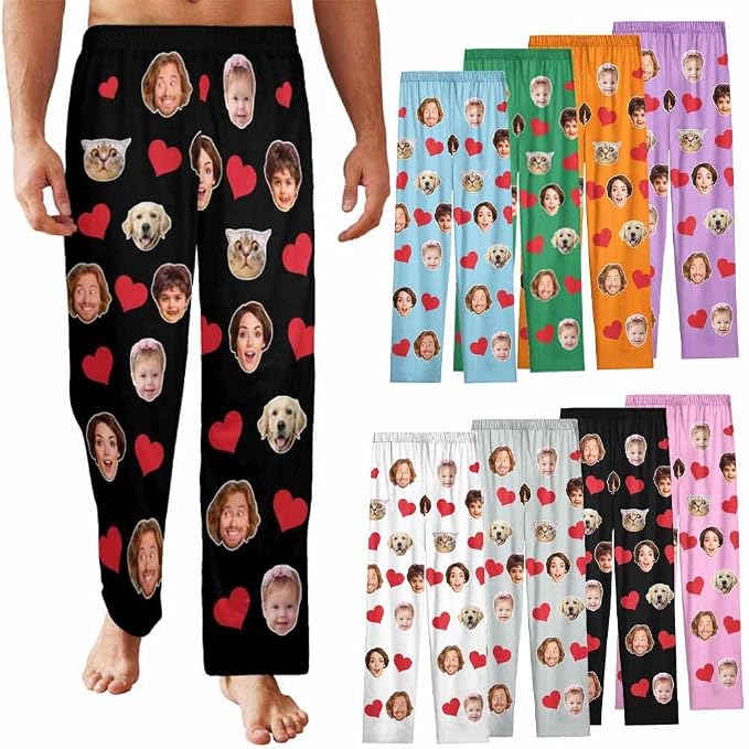 Custom Pajamas Pants with Photo by Unknown
