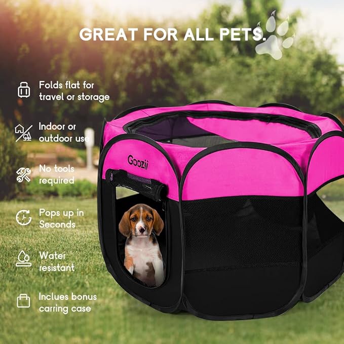 Portable Large Pet Cat Playpen for Indoor Outdoor Cats, Foldable Big Dog - Image 3