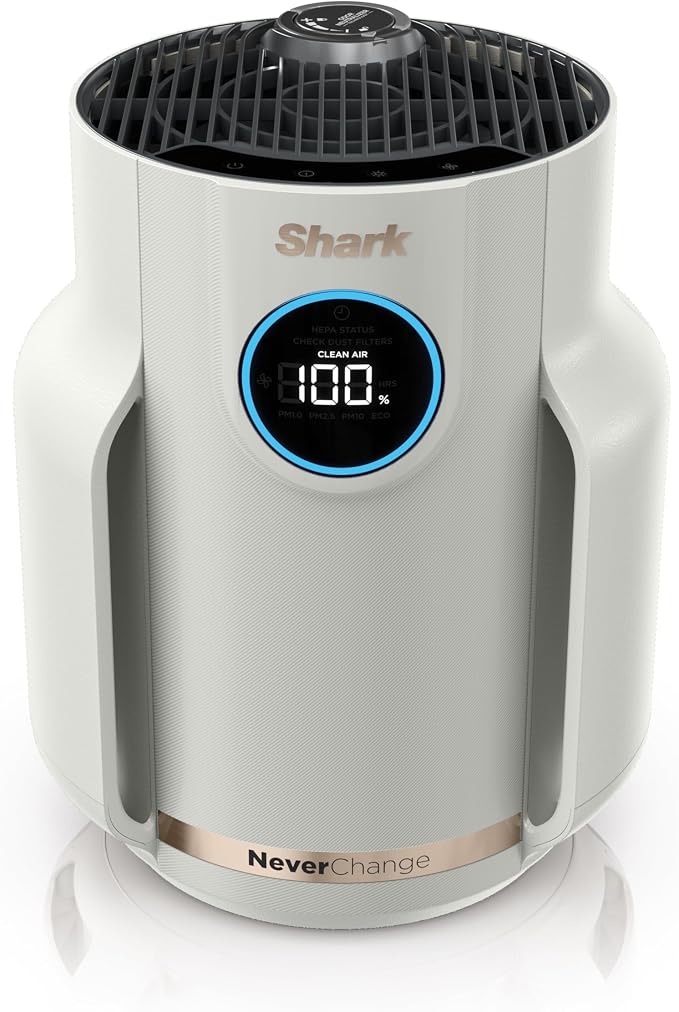 Shark Air Purifier for Home, NeverChange Compact Pro, for Bedroom, Home Office by Shark