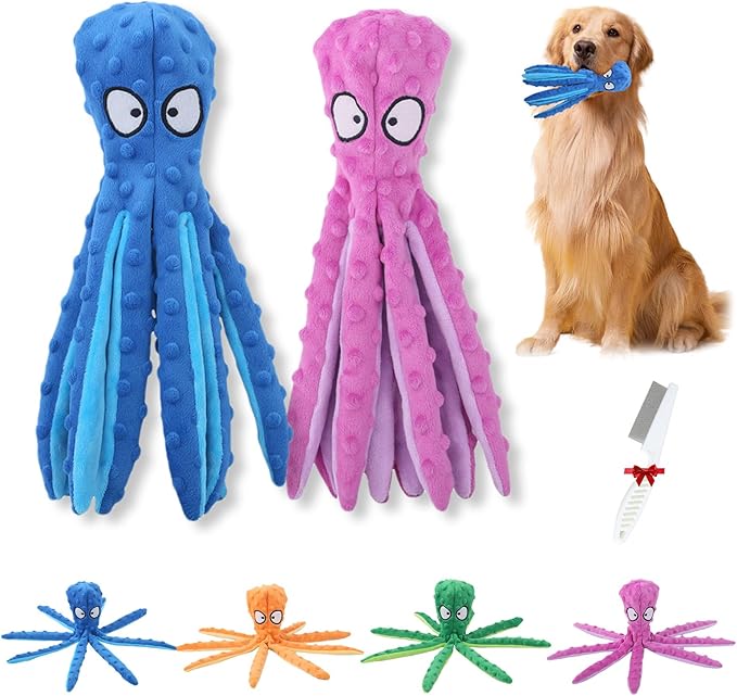 2025 New Upgrade Interactive Chew Pet Toy No Stuffing Bite-Resistant Squeaky by Unknown