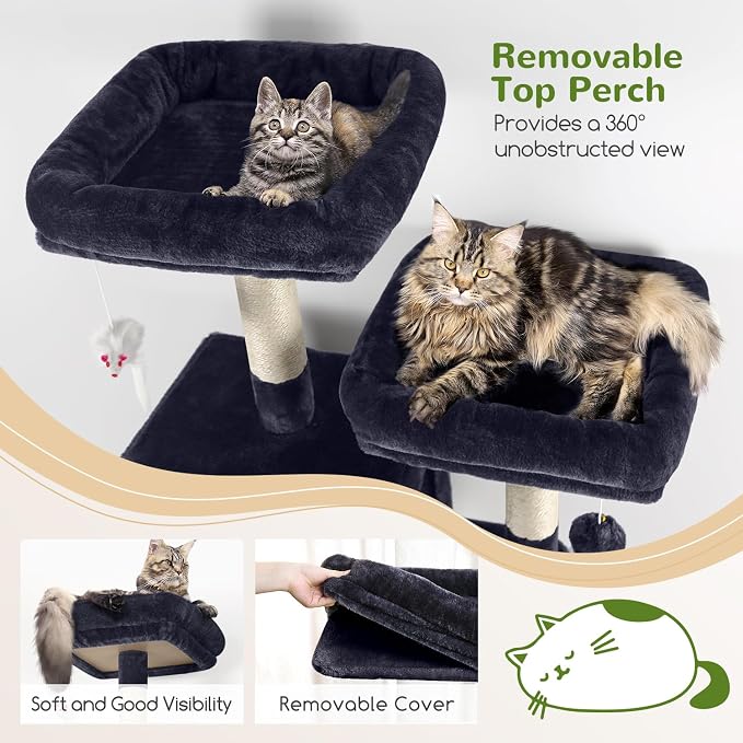 Globlazer Cat Tree Tall, 71 inches Cat Tower - Image 2
