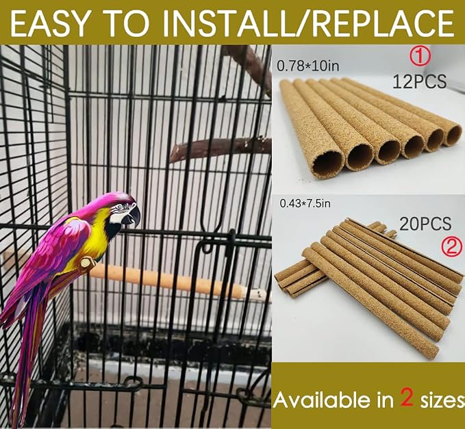40Pcs Sand Perch Covers for Bird - Image 6