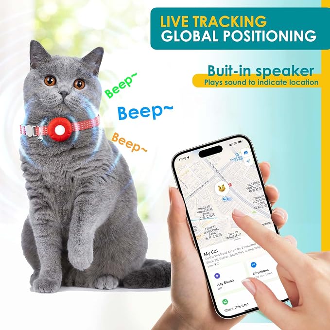 Smart Cat GPS Tracker, Cat Tracker Compatible - Image 3