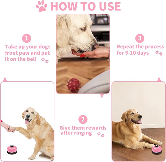 2 Pack Dog Doorbells, Pet Training Bells - Image 6
